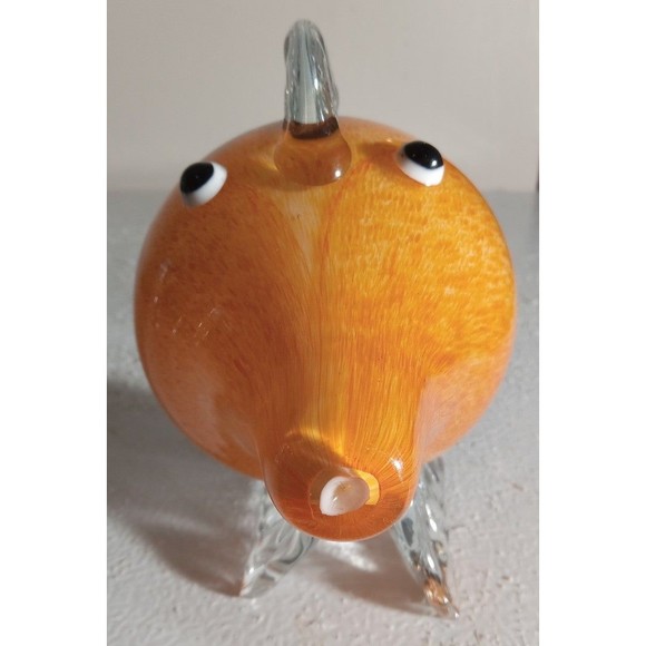 Vintage Italian Murano Blown Glass Fish Figurine Collectable